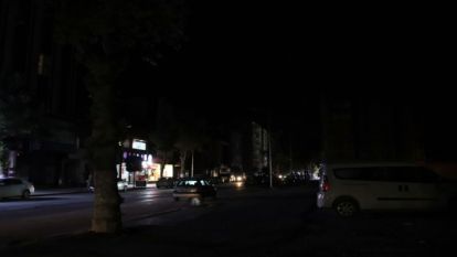 Malatya karanlık ve terk edilmiş şehir görünümünde