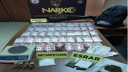 Malatya'da narkotik operasyonunda 12 şüpheli gözaltına alındı