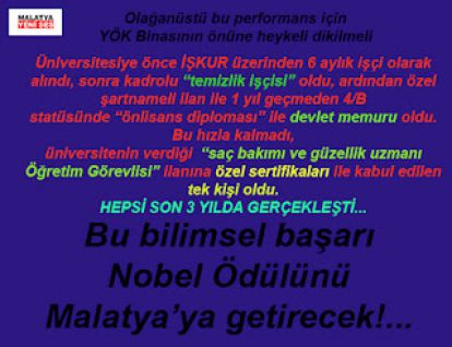 Bu bilimsel başarı Nobel Ödülünü Malatya'ya getirecek!..