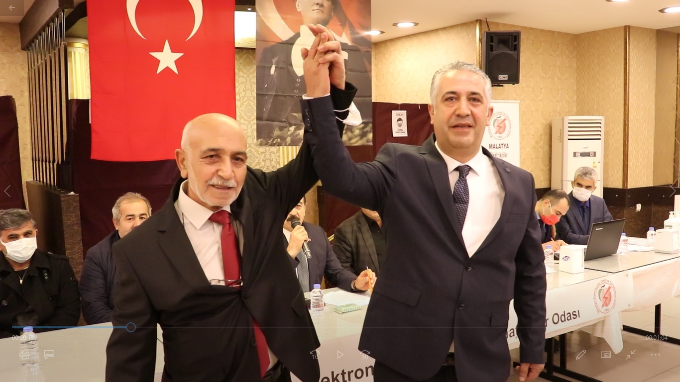 Malatya Elektrikçiler ve Elektrikçiler Esnaf ve Sanatkarlar Odası'nın 2 adayın yarıştığı genel kurulunda mevcut başkan İbrahim Halil İçen yeniden seçildi.
