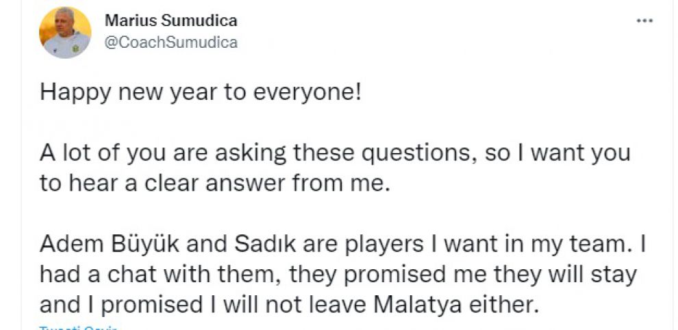 “Yeni Malatyaspor’da 4 transfer yapıldı, 3 oyuncu ile görüşülüyor”