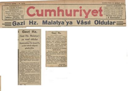 Atatürk'ün Malatya'ya gelişi… Gazeteler O Ziyaret İçin Ne Yazmıştı?