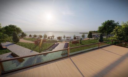 Karakaya Baraj Gölü kenarına sahil projesi