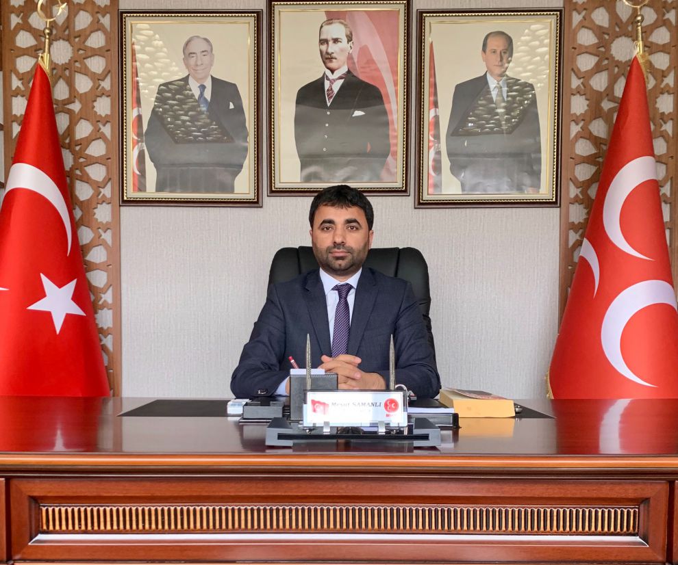 MHP İl Başkanı Samanlı, “800 kişi partiye gelerek üyelik kaydı yaptırdı”