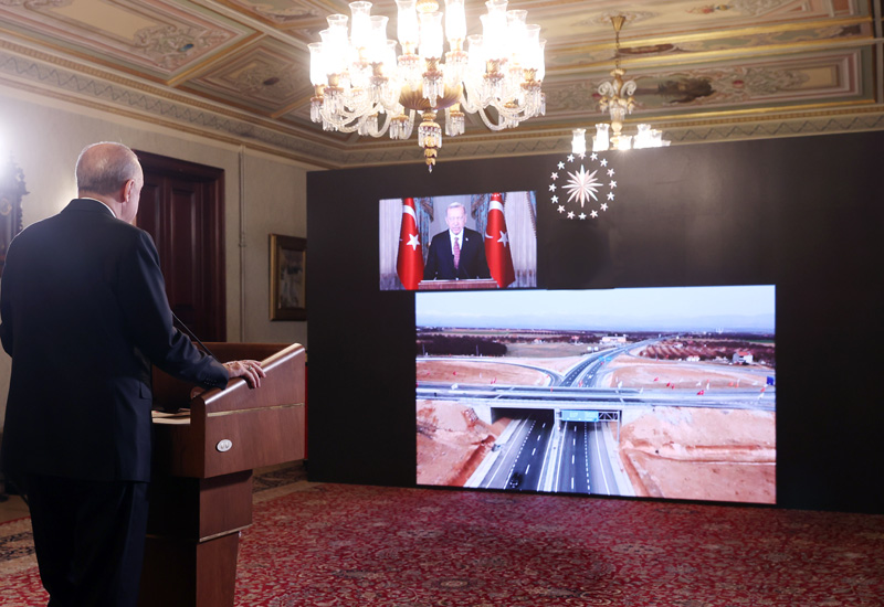 Malatya Çevre Yolu 1. Kısım Açılış Töreni Cumhurbaşkanı Recep Tayyip Erdoğan,’ın telekonferans sistemi üzerinden katılımı ile gerçekleştirildi.  