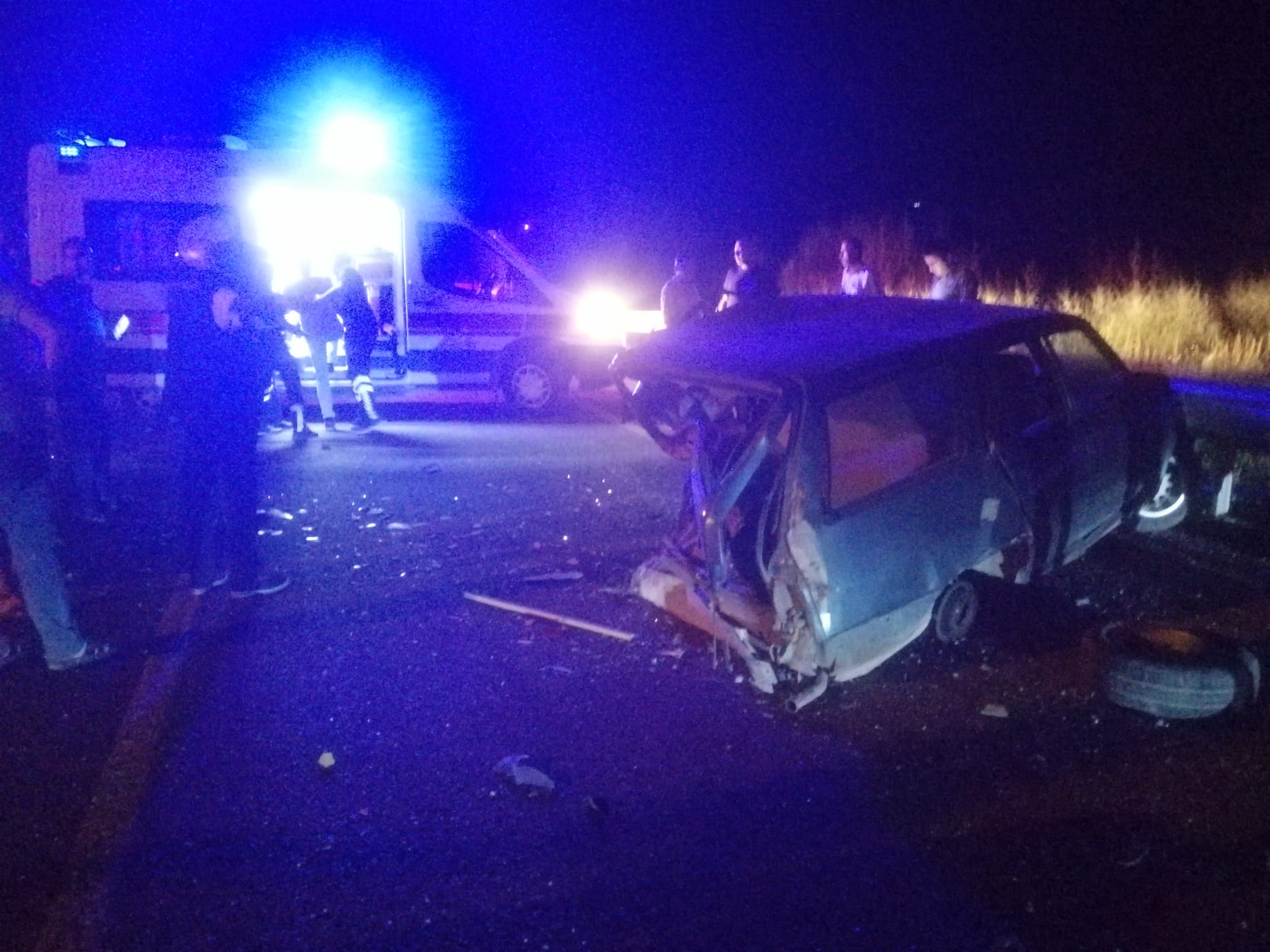 Darende yakınlarında gece meydana gelen trafik kazasında 1 kişi yaralanırken, araçlarda büyük hasar meydana geldi.