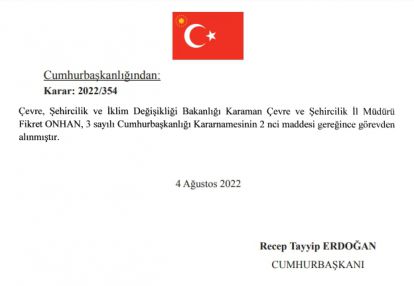 Cumhurbaşkanı Erdoğan, O müdürü görevden aldı