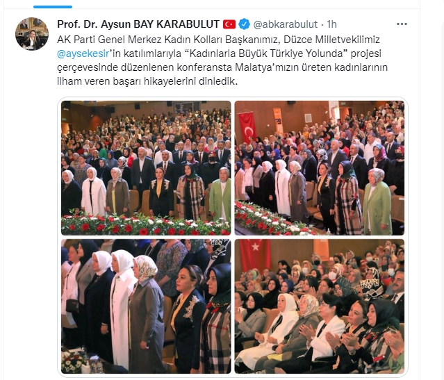 Milletvekili Öznur Çalık'n bacısı olan ve 4 yıllık görev süresini büyük bir bölümünü  Ankara'da geçiren, hakkında onlarca usulsüzlük ve yolsuzluk iddiası bulunan ve bu iddiaları şimdiye kadar yalanlamayan rektör Aysun Bay Karabulut'un AK Parti Kadın Kolları'nın Malatya'daki son toplantısına katılımın da bu kulis ve parti üst yönetimine mesaj verme amaçlı olduğu değerlendirildi. 