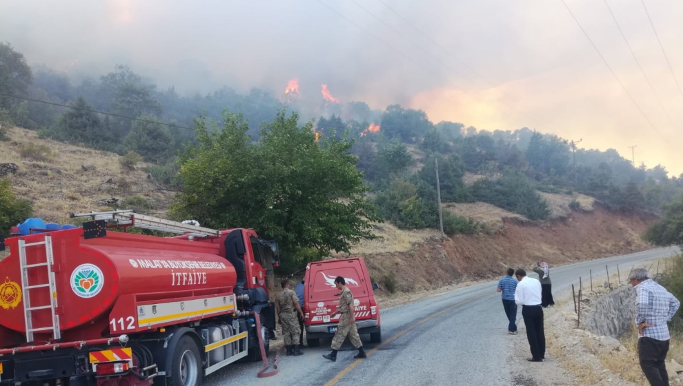 Malatya’nın Doğanyol ilçesinde meşelik alanda çıkan yangın sonucunda 150 dönümlük yanarak zarar gördü.