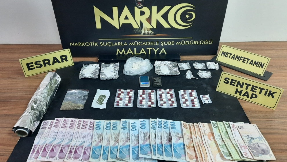 Malatya’da uyuşturucu ile mücadele kapsamında gözaltına alınan iki şahıs tutuklandı.