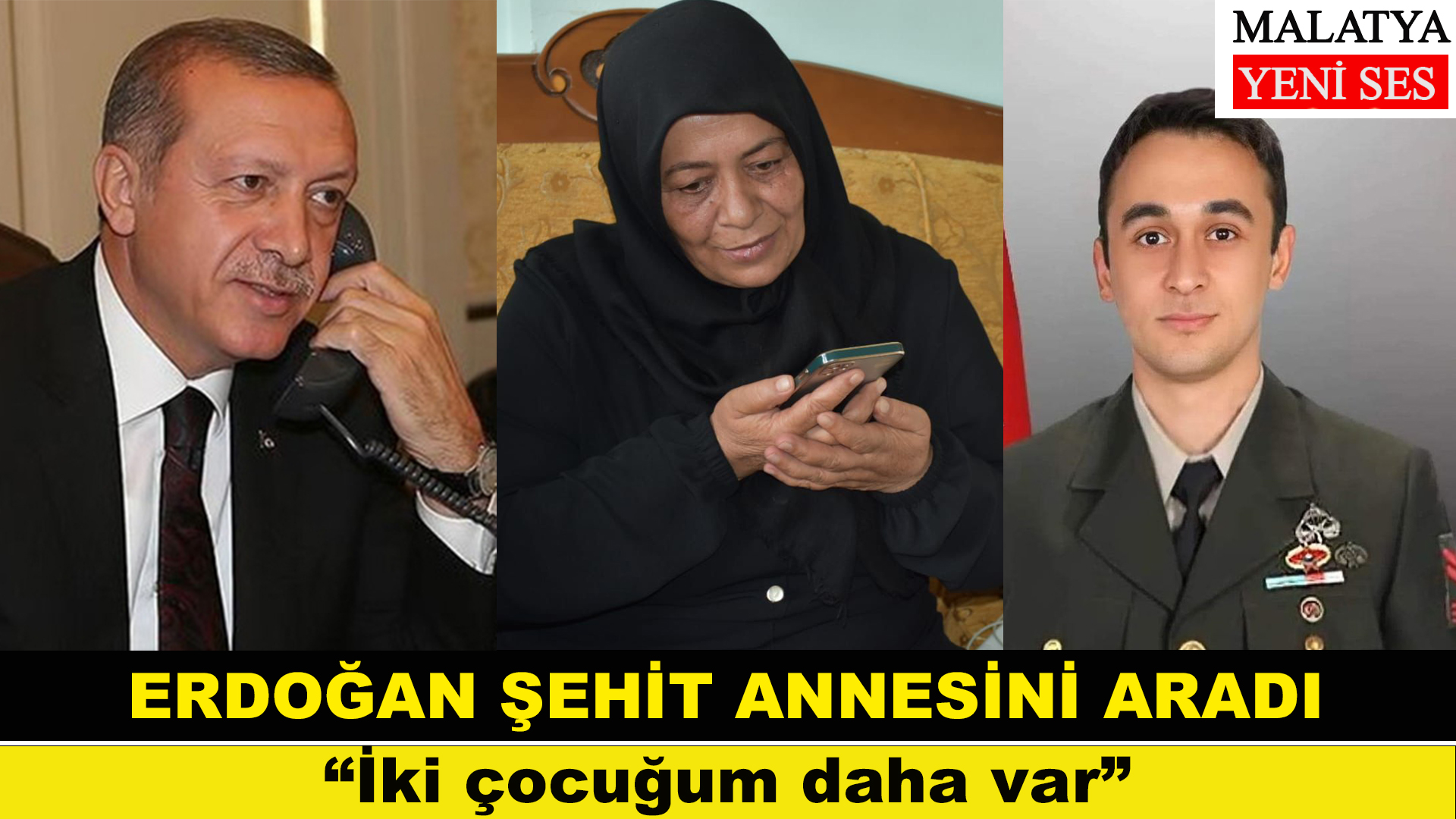 Cumhurbaşkanı Recep Tayyip Erdoğan, Pençe-Kilit Operasyonu'nda EYP'nin patlaması sonucu şehit olan Malatyalı Piyade Uzman Çavuş Halil Koç’un annesiyle telefonda görüşerek taziyelerini iletti.