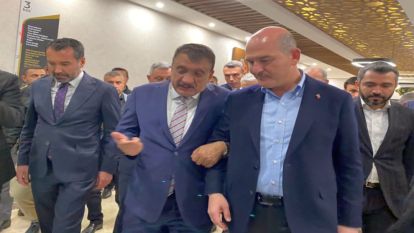 Gürkan, Bakan Soylu'nun Baskil programına eşlik etti