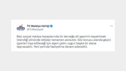 Malatya Valiliği 'den Kılıçdaroğlu ve Karamollaoğlu'na yalanlama