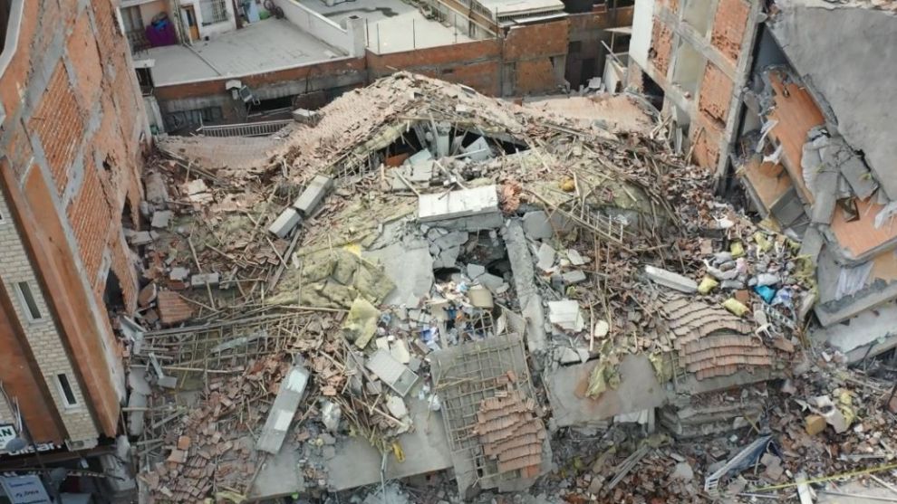 Deprem sonrası Malatya Niyazi Mısri Caddesi (VİDEO)