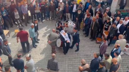 Malatya Şire Pazarı'nda davullu-zurnalı seçim kutlaması