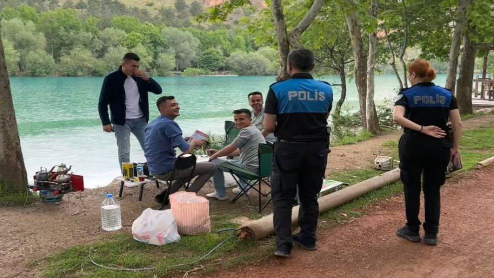 Malatya'da piknikçilere Gölete girmeyin uyarısı