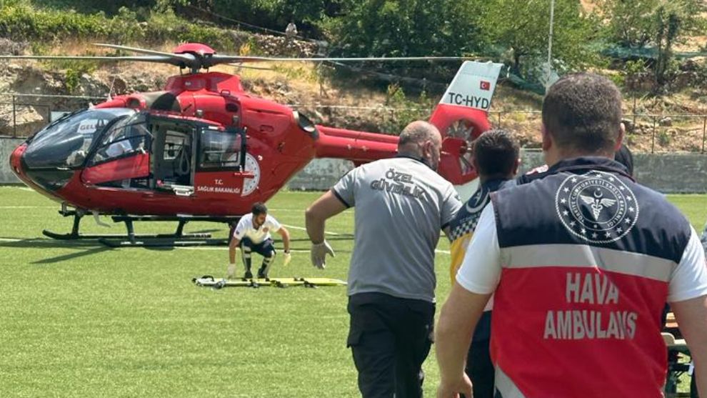 Malatya'da 82 yaşındaki hasta için helikopter ambulans gönderildi