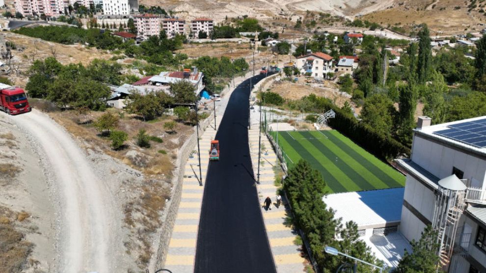 Malatya'da 700 bin turistin geldiği bölgenin yolları asfaltlandı