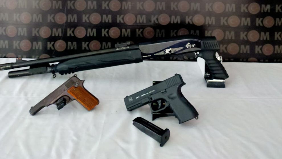 Malatya'da KOM operasyonunda 3 silah ele geçirildi