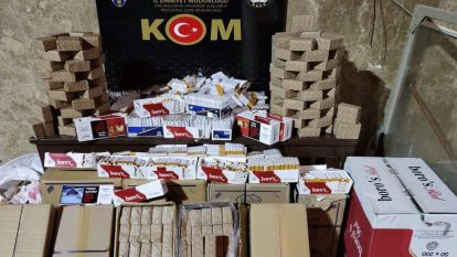 Malatya'da kaçak sigara operasyonu