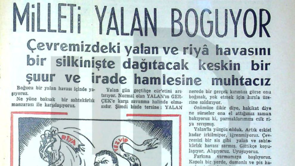 MİLLETİ YALAN BOĞUYOR
