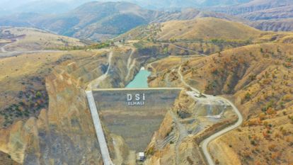 Doğanşehir Elmalı Barajı Su Tutmaya Başladı
