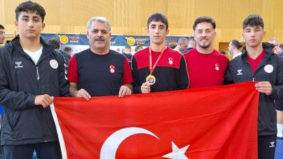 Malatyalı Güreşçi Hırvatistan'da Şampiyon Oldu