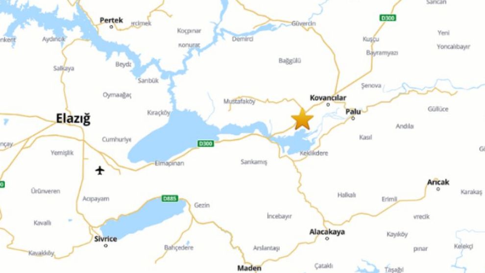 Elazığ'da deprem