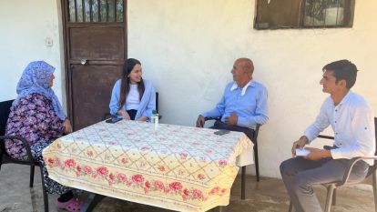 Kadın Kaymakamdan İlçedeki Gazilere Ziyaret 