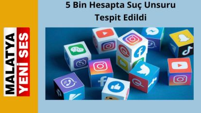 5 Bin Hesapta Suç Unsuru Tespit Edildi