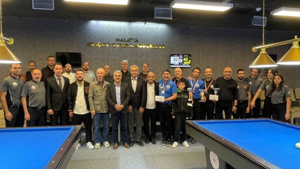 Battalgazi'de Bilardo Heyecanı