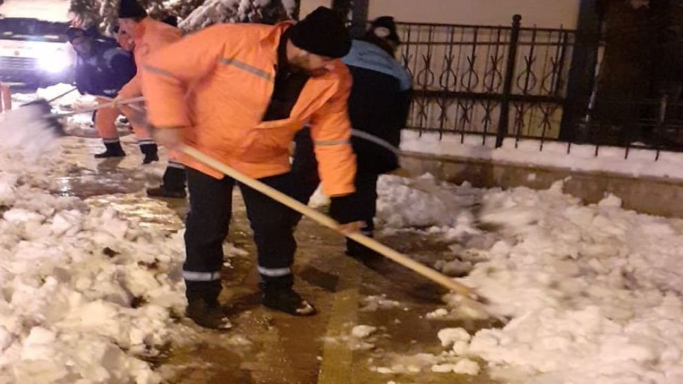 Battalgazi Belediyesi Ekipleri Gece Boyu Çalıştı