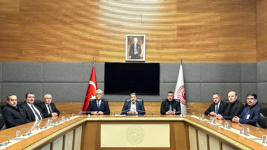 Fendoğlu, Ziraat Odası Başkanları İle TBMM'de İstişare Toplantısı Yaptı