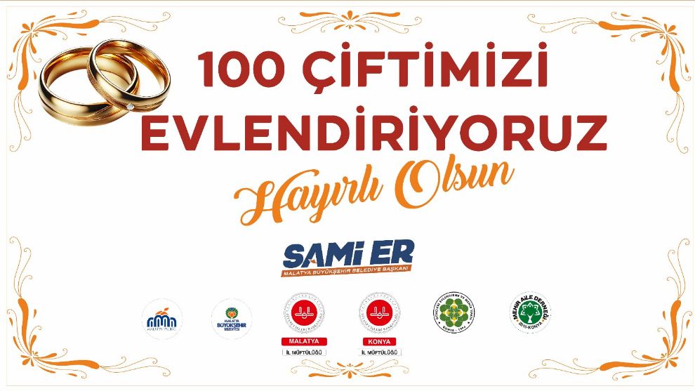 Büyükşehir'den Aile Yılına Destek: 100 Çifti Evlendiriyor