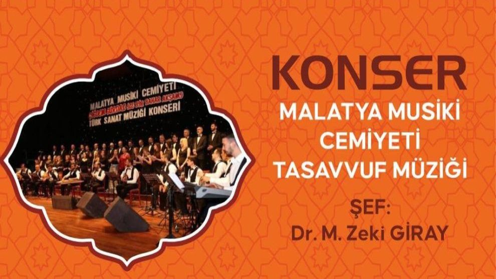 Malatya'da Tasavvuf Müziği Konseri