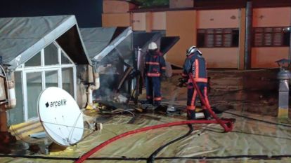 Malatya'da Çatı Yangını! Felaket Son Anda Önlendi