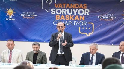 "Mahalle sakinlerimizin istekleri hizmet planlamalarımıza yön veriyor"
