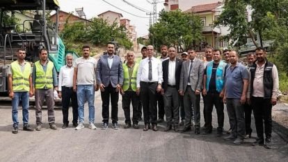 "Yol düzenleme ve asfaltlama çalışmalarımız devam ediyor"