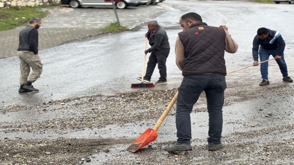 Arapgir'de dolu seli...