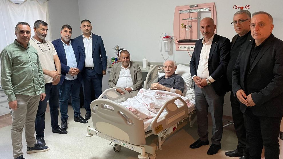 Şaibesiz siyasetçiye geçmiş olsun ziyareti