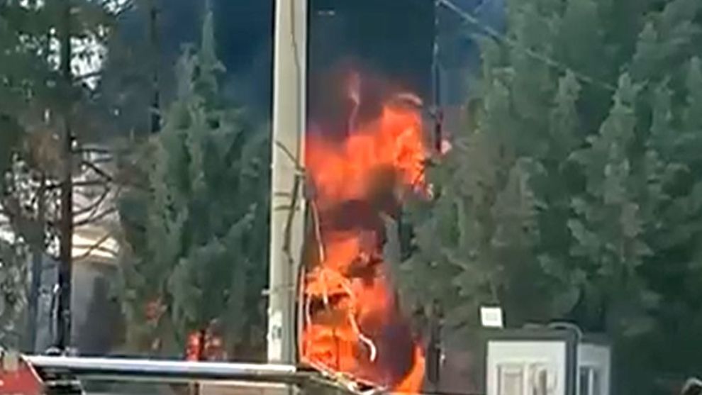 Yangın Faciası Ramak Kaldı! Malatya'da Şantiye Alev Aldı!