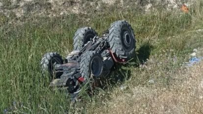 Darende'de Traktör Şarampole Yuvarlandı: Bir Kişi Öldü