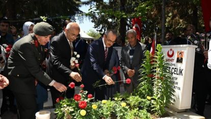 Malatya İl Protokolünden İlk Ziyaret Şehitliğe