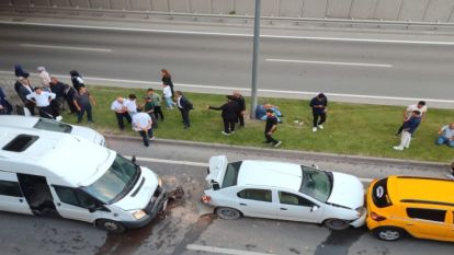 Malatya'da 4 Araçlık Zincirleme Kaza: 1 Yaralı
