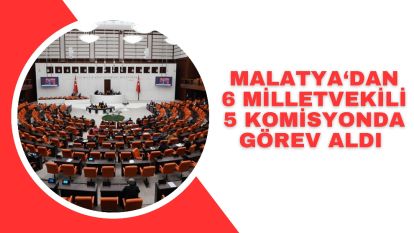 Malatya‘dan 6 Milletvekili 5 Komisyonda Görev Aldı