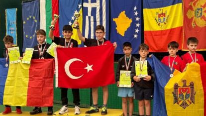 Malatyalı Muhammed Emre Kantik, Masa Tenisinde Balkan Şampiyonu Oldu