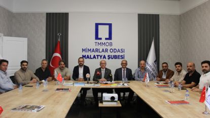 Mimarlar Odası Malatya'da Uyardı: Süre Yetersiz, Destekler Eksik
