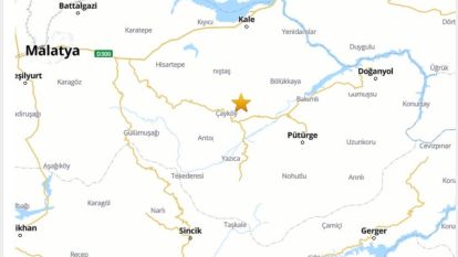 Pütürge'de 3,9 Büyüklüğünde Deprem...