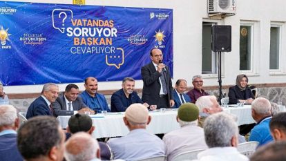 Yeşilyurt'ta vatandaş soruyor, başkan cevaplıyor