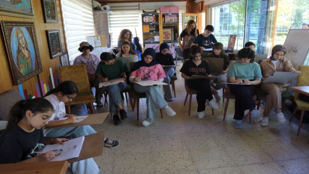 Battalgazi Belediyesi Sanat Atölyesi'nde Üniversite Hazırlıkları Sürüyor